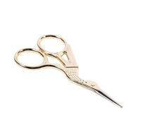 Needlework Embroidery Scissors, 3.7in Crane Design Sewing Scissors for Embroidery, Craft, Needle Work(Gold)