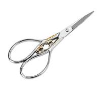 Needlework Scissors, Stainless Steel Craft Sharp Shears Scissor, Tailor Scissors, Household DIY Sewing Accessories Dressmaking Thread Shears (Silver-1)