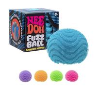 NeeDoh Fuzz Ball Wonder Waves - Fuzzy Fidget Toy For Kids, Nee Doh Stress Balls, Squishy Fidgets, Squidgy Sensory Toys For Anxiety, Children’s Gifts, Safe & Non-Toxic Dough Texture, Age 3 Year Olds +