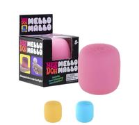 NEEDOH Mello Mallo - Marshmallow Fidget Toy For Kids, Nee Doh Stress Balls, Squishy Fidgets, Sensory Squidgy Toys For Anxiety Relief, Safe Non-Toxic Dough Texture, Age 3 Year Olds +