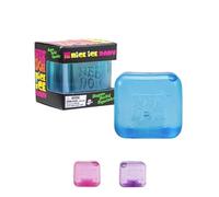 NeeDoh Nice Ice Baby - Small Squishy Cube Fidget Toy For Kids, Nee Doh Stress Balls, Sensory Fidgets, Squidgy Toys For Anxiety Relief, Safe Non-Toxic Gel Texture, Age 3 Year Olds +