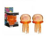 NeeDoh Sparkle Jellyfish Tension Ball, Squishy Fidget Squeeze Toy Adults Anxiety, Soft TPR Sensory Animal with Tentacles, Portable Calming Desk Accessory Office Work Nee Doh