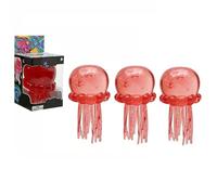 NeeDoh Squishy Sparkle Jellyfish Toy, Fidget Squeeze Ball Adults Stress Relief, Soft TPR Sensory Animal with Wiggly Tentacles, Calming Anxiety Aid Office Travel Desk Nee Doh