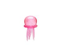 NeeDoh Squishy Sparkle TPR Jellyfish, Pink Squeeze Ball for Stress Relief, Soft Sensory Animal with Tentacles, Portable Calming Desk Aid Adults Kids Home Nee Doh