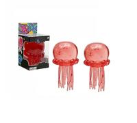 NeeDoh Wiggly Tentacle Jellyfish Toy, Glitter Squishy Squeeze Ball, Soft TPR Sensory Fidget Stress Relief, Portable Calming Desk Accessory Adults Kids Travel Nee Doh