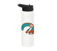 Needs Beach Grumpy Crab Meter Summer Vacation Stainless Steel Insulated Water Bottle