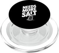 Needs More Salt Funny Foodie Humor PopSockets PopGrip for MagSafe