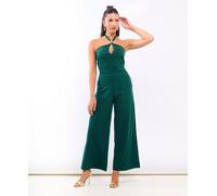 Needs No Label Green Hardware Halterneck Jumpsuit - 8