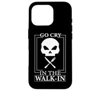 Needs salt go cry in the walk-in funny cooking Case for iPhone 16 Pro