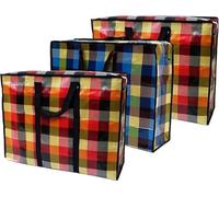 Needs & Wants® 5 PACK Strong Extra large Jumbo Storage Laundry Zipped Bag Reusable 80 x 60 x 26 cm
