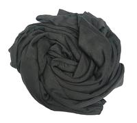 Needs & Wants®JERSEY SCARF Shawl Wrap Hijab Stretchy Big Large Plain Maxi Many Colours (BLACK)