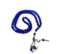 NEEDS & WANTS® Pack of 12 Tasbih Tazbeeh 99 Crystals Islamic Rosary Beads for Zikr and Dua (12 x Royal Blue)