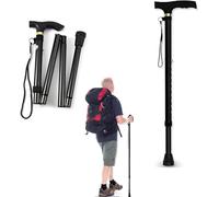 Needs & Wants® Walking Stick - Folding Walking Sticks for Women & Men, Adjustable Collapsible Walking Stick, Ideal for Arthritis, Heavy Duty, Foldable Walking Sticks for Ladies & Travel Use