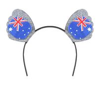 Needzo Koala Ears Australia Flag Headband, Australian Pride Hair Accessories, One Size