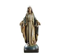 Needzo PLC 8 Resin Our Lady of Grace Virgin Mary Figure Statue Home Office Decor