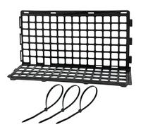 Neehows 12 Pcs Under Couch Blocker for Pets, Bed Blocker with 50 Durable Zip Ties (25cm Length, 5mm Width), Plastic Under Sofa Toy Stopper Bed Barriers for Cats Dogs Furniture - Black