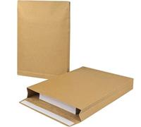 Neehows 25 Pack Expandable Large Kraft Envelopes, 9.3" x 13" Big Mailing Self Seal Anti Tear Catalog Envelopes for Business Office Paper Documents File Storage - Brown