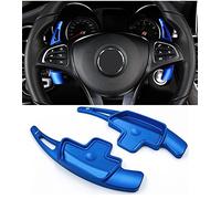 NeekTail Paddle Shifter for Mercedes Benz (2016-2022),Aluminum Metal Steering Wheel Paddle Shifter,FIT for Mercedes BenzA B C CLA CLS E G GL GLA GLC GLE GLS Metris S SL SLC Class (Blue)
