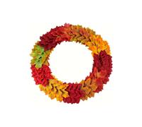 Neel Blue 100pcs Artificial Maple Leaf, Fake Autumn Leaves Neel Blue Multicolor