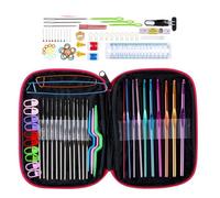 Neel Blue 100Pcs Crochet Hooks Accessories Knitting Organizer Tools, Stitch Markers & Holders For Clothing, Crafting