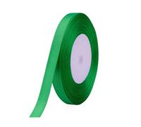 Neel Blue 10mm Bottle Green Double Sided Satin Polyester Ribbon Roll, 25 Metres