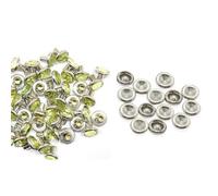Neel Blue 10mm Diamante Rivets With Pins, Lime Green Crystal Rivets Rhinestone Studs, 10Pcs