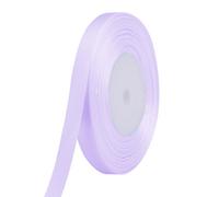 Neel Blue 10mm Lilac Purple Double Sided Satin Polyester Ribbon Roll, 25 Metres