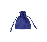 Neel Blue 10pcs Burlap Bags with Drawstrings, 7x9cm Gift Bags in Blue | Size: 7x9 cm Neel Blue Blue 7x9 cm