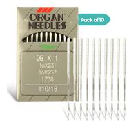 Neel Blue 10Pcs Sewing Machine Needles Universal Fits Size Sy3355 Dpx17 110/18, Silver
