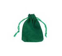 Neel Blue 10pcs Velvet Bags with Drawstring, 7cm x 9cm in Green | Size: 7 cm x 9 cm Neel Blue Green 7 cm x 9 cm