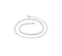 Neel Blue 112cm Women's West Chain, Pearl Beaded Women Accessories in Silver Neel Blue Silver One Size