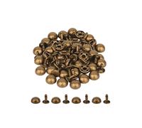 Neel Blue 12mm Dome Shaped Bag Feet Rivets with 9mm Round Studs - 25pcs in Bronze Neel Blue Bronze