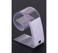 Neel Blue 12pcs Plastic Tablecloth Clips with Hook & Loop Strips, 4.5cm x 2.5cm x 5.2cm in Clear | Size: 4.5 cm x 2.5 cm x 5.2 cm Neel Blue Clear 4.5 cm x 2.5 cm x 5.2 cm