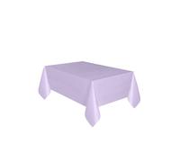 Neel Blue 137cm x 183cm Plastic Table Cover, Disposable PVC Tablecloth in Purple | Size: 137 cm x 183 cm Neel Blue Purple 137 cm x 183 cm