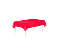 Neel Blue 137cm x 183cm Plastic Table Cover, Disposable PVC Tablecloth in Red | Size: 137 cm x 183 cm Neel Blue Red 137 cm x 183 cm