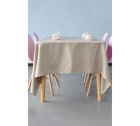 Neel Blue 140cm x 200cm Beige Tablecloth, Rectangle Dining Table Cover | Size: 140 cm x 200 cm Neel Blue Beige 140 cm x 200 cm