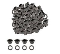 Neel Blue 14mm Long Barrell Eyelets With Washers, Gunmetal, 100Pcs