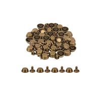 Neel Blue 14mm Mushroom Feet Cap with 7mm Back Rivets - 25pcs in Bronze Neel Blue Bronze