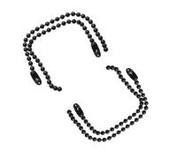 Neel Blue 15Cm Black Metal Chain, Ball Bead Chain Extender, 100Pcs