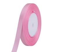 Neel Blue 15mm Baby Pink Double Sided Satin Polyester Ribbon Roll, 25 Metres