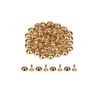 Neel Blue 15mm Dome Shaped Bag Feet Rivets with 9mm Studs - 25pcs in Gold Neel Blue Gold