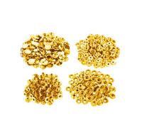 Neel Blue 15mm Gold 4-Part Press Studs Rivet - Pack Of 100