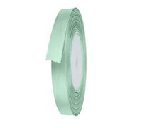 Neel Blue 15mm Pastel Green Double Sided Satin Polyester Ribbon Roll, 25 Metres
