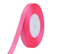 Neel Blue 15mm Rose Pink Double Sided Satin Polyester Ribbon Roll, 25 Metres