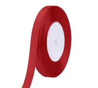 Neel Blue 15mm Scarlet Double Sided Satin Polyester Ribbon Roll, 25 Metres