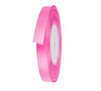 Neel Blue 15mm Shocking Pink Double Sided Satin Polyester Ribbon Roll, 25 Metres