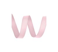 Neel Blue 15mm x 10 Metres Grosgrain Ribbon, Solid Polyester Ribbon in Baby Pink Neel Blue Baby Pink