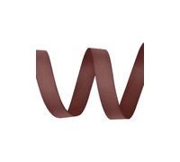 Neel Blue 15mm x 10 Metres Grosgrain Ribbon, Solid Polyester Ribbon in Brown Neel Blue Brown