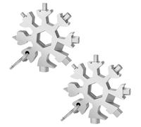 Neel Blue 18-in-1 Multi-Functional Tool with Keychain in Silver Neel Blue Silver