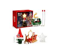 Neel Blue 1pc Animated Christmas Tree Topper With Rotating LED Star Light Neel Blue Multicolor